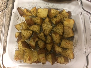 Roasted Italian Potatoes finished